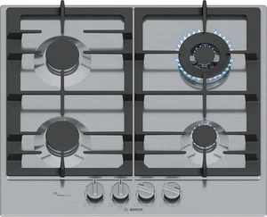 BOSCH PCH6A5I90 Cocina A Gas Inox 60Cm 4 Fuegos Rejillas De Hierro Fundido - Imagen 1 de 3