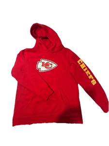 Fanatics NFL Kansas City Chiefs Team Apparel Hoodie Red Youth XL Over Sized Fit - Bild 1 von 9