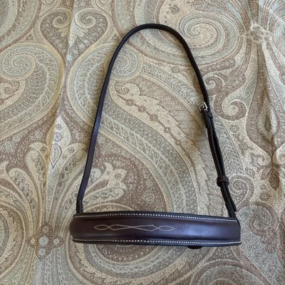 Hunter Fancy Stitched Wide Noseband- Stiffened - Image 1 of 4