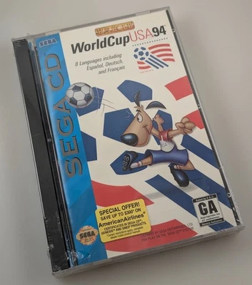 Sega CD - World Cup USA 94 - Brand New Factory Sealed - Image 1 of 4