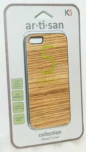 NEW Lot of 100 K3 Artisan REAL WOOD Shock Phone Case for Apple iPhone SE 5 5s - Picture 1 of 9