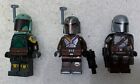 LEGO Star Wars Mandalorians Minifigures x3 - Boba Fett, Din Djarin, Sabine Wren