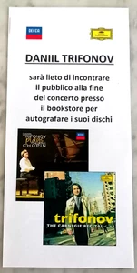 2014 MUSICA CLASSICA FLYER PUBBLICITARIO PROMOZIONALE PIANISTA DANIIL TRIFONOV - Bild 1 von 1