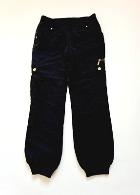 NWT Bebe Women's Woven Black Cargo Pants Size XS - Image 1 of 4