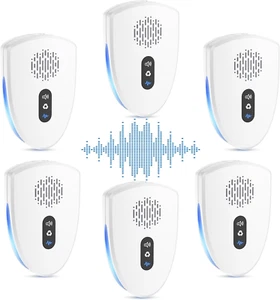 2025 Upgraded Ultrasonic Pest Control Repeller, Mouse Spider Mice Roach Bug Repe - Picture 1 of 12