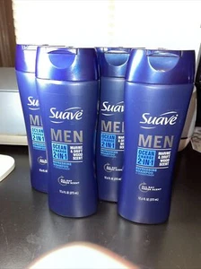 Suave Men 2-in-1 Shampoo and Conditioner, Ocean Charge, 12.6 Fl Oz (Pack of 4) - Picture 1 of 2