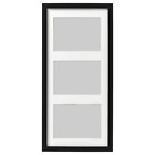 IKEA RIBBA PICTURE FRAME 19 3/4 x 9" Black or Frame for 3 photos NEW