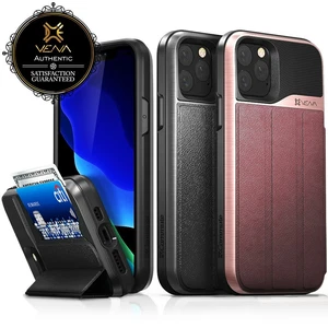 For iPhone 11, 11 Pro, 11 Pro Max Case 【vCommute】 Wallet Card Slot Leather Cover - Picture 1 of 18