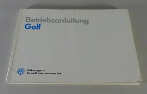 Operating Manual / Handbook VW Golf 2 / II Gasoline / GTI / Diesel / Syncro 1990 - Picture 1 of 3