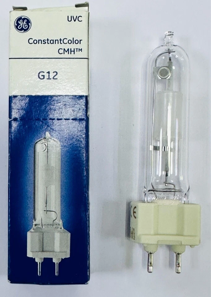 35W GE G12 HID CMH35/T/UVC/U/942/G12 METAL HALIDE CERAMIC Light Bulb Lamp - Image 1 of 4