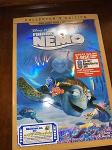 NEW Finding Nemo 3 Disc Collector's Edition (DVD, 2003) Blu Ray - Picture 1 of 3