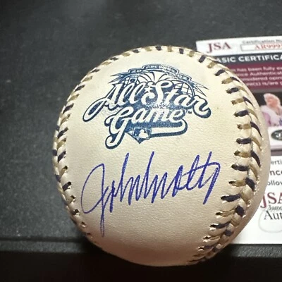 JOHN SMOLTZ Autographed Signed Official Baseball 2002 All Star Game Ball JSA - Image 1 of 3