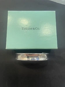 Vintage Tiffany & Co Sterling Silver 925 1837 Open Cuff Bangle 1997 - Picture 1 of 8