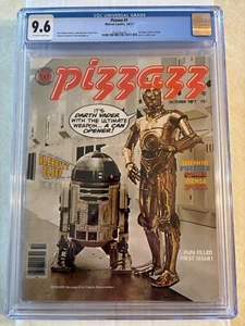 Pizzazz #1 CGC 9.6 OW-WT Marvel 1977 Star Wars R2-D2 C3PO cover Thomas Buscema - Picture 1 of 3
