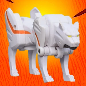 2008 Power Rangers JUNGLE FURY Actionfigur WHITE PUMA ZORD - Bild 1 von 3