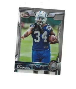 2015 Topps Chrome Refractors #198 Josh Robinson RC  INDIANAPOLIS COLTS - Picture 1 of 1