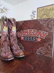 Louisiana State University (LSU) Short GAMEDAY Boots 9 Medium Men - Picture 1 of 7