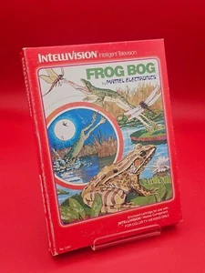 Videojuego Intellivision Frog Bog de colección completo con manual y superposiciones RARO - Imagen 1 de 4