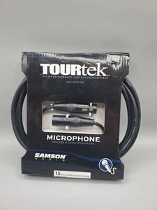Nuovo cavo microfono Samson TM15 SATM15 Tourtek (15 piedi) B#3 - Foto 1 di 4