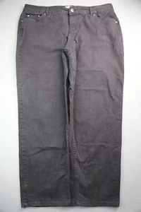 Pantalones de mezclilla para mujer Just My Size 2017 corte clásico sarga negros elásticos talla 22W (40x29) - Imagen 1 de 9