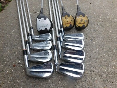 Right Handed Spalding Qualifier 2-9 Iron Set +1,3,4, Woods w/ Aluminum Shafts - Изображение 1 из 4