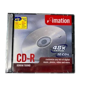 Imation Neon CD-R 10 Pack: 48X, 700MB, 80min - Picture 1 of 7