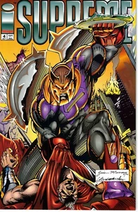 SUPREME#4 July 1993 Image Comic Book {FREE SHIPPING} - Picture 1 of 3