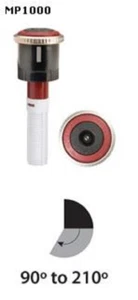 Cabezal de boquilla modelo Hunter MP1000 90° - 210° solamente - Imagen 1 de 6