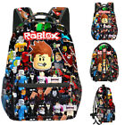 Kind Roblox Cartoon Backpack Students School Bag Travel Bags Bookbags Rucksacks*