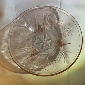 Pressglas Schale Rosalin Schale Art Deco - Bild 1 von 3