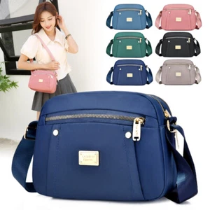 Cross Body Bag for Women Waterproof Casual Shoulder Handbag Purse Bookbag - Picture 1 of 29