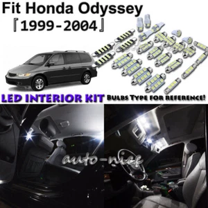 Kit de equipamiento de 12 luces interiores LED blancas para 1999-2002 2003 2004 Honda Odyssey - Imagen 1 de 10
