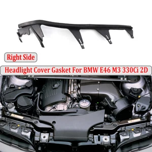 Front Right Headlight Cover Strip Upper Headlamp Sela Gasket For BMW E46 3 SERIE - Picture 1 of 7