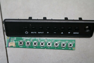 Volume Power Button Board for Philips BDL5530QL 55" LED TV 715G6897-K01-000-004I - Image 1 of 3