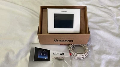 Warmup 4iE Thermostat  Bright Porcelain Used. - Image 1 of 4