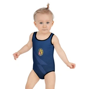 Leones del Caracas All-Over Print Kids Swimsuit - Picture 1 of 15