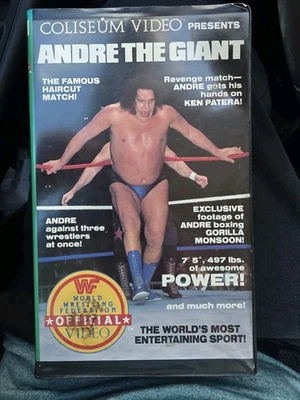 Andre the Giant 1985 WWF Coliseum Video VHS Evart Vintage 043025WT - Imagem 1 de 4