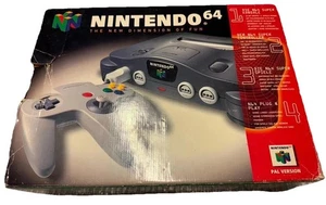 Nintendo 64 Konsole – Original – Mit OVP & Zubehör – Voll funktionsfähig N64 OVP - Bild 1 von 9