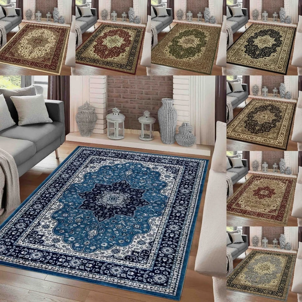 Vintage Rugs For Living Room Traditional Bedroom Carpet Hallway Runner Floor Mat - Image 1 of 1
