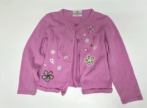 Y2K Retro Hanna Andersson Girls Cardigan Size 100/4t US - Picture 1 of 3