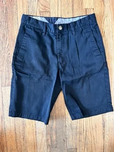 Volcom Boys Youth Shorts Chino Charcoal Black Sz 16 - Picture 1 of 2