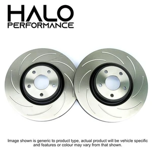 Rear Grooved Brake Discs to fit Hyundai I20N 2021- - Picture 1 of 1