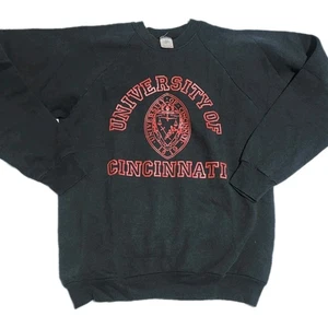 Vintage 90’s University Of Cincinnati Bearcats Spellout Crewneck Sweatshirt XL - Bild 1 von 4