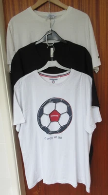 3 Camisetas Algodón 2XL - Blanco Replay, Negro Nike Walking Dead, Blanco Lambretta Foto 1 de 4