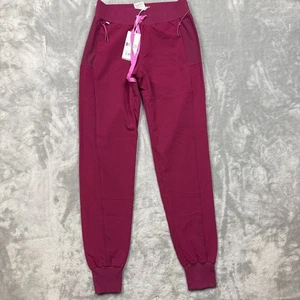 FIGS Boston Slim Jogger Scrub Pants Damen XXS Dark Magenta Neu mit Etikett - Bild 1 von 7