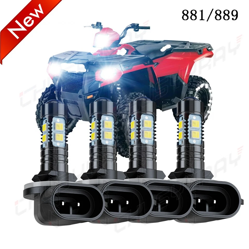 Bombilla de faro LED para Polaris Sportsman 300 400 450 500 550 570 600 700 800 850 Foto 1 de 4