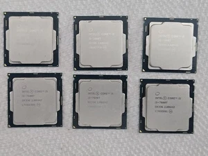 Lot of 6 Intel 7th Gen, i5-7600T (SR336) FCLGA1151 Socket CPU's. Clean Pulls. - Picture 1 of 24
