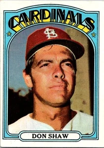 Don Shaw 1972 Topps #479 St. Louis Cardinals - Picture 1 of 2