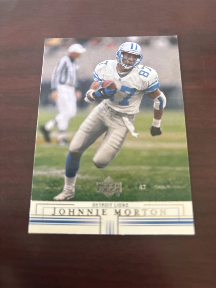 2001 Upper Deck - Johnnie Morton #62 Detroit Lions USC Trojans - Image 1 of 1