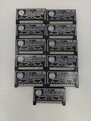 Lote de 11 Laboratorios de Diseño de Radio RDL STA-1 Amplificador de Línea Universal Audio Sin Probar Foto 1 de 4